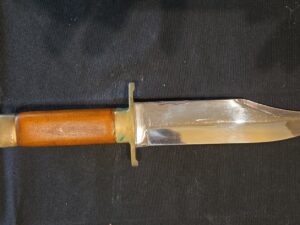 Vintage-Bowie-Knife-with-Wood-Handle