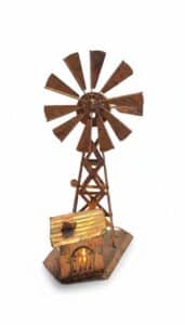 Vintage-Copper-Windmill-Music-Box