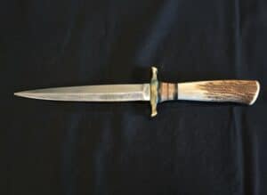 Vintage-Stag-Handle-Fixed-Blade-Dagger