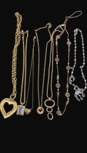 Collection-of-Assorted-Fashion-Jewelry-Necklaces