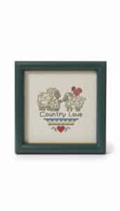Country-Love-Sheep-Cross-Stitch-Framed-Art