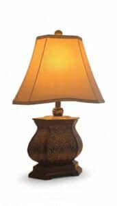 Decorative-Resin-Table-Lamp-with-Embossed-Floral-Pattern-1