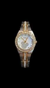 Disney-Mickey-Mouse-Womens-Two-Tone-Crystal-Watch