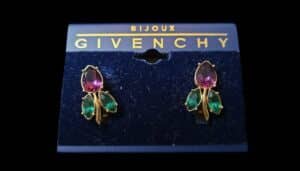 Givenchy-Bijoux-Floral-Clip-On-Earrings