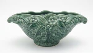Hull-Pottery-Wildflower-Basket-Bowl