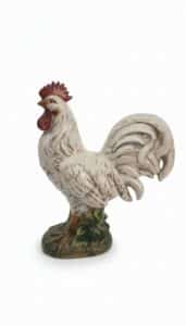 Large-Italian-Majolica-Rooster-Figurine-Ugo-Zaccagnini