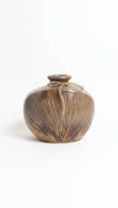 Mid-Century-Studio-Pottery-Vase-with-Incised-Radial-Design