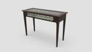 Mission-Style-Stained-Glass-Inset-Console-Table-1