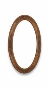 Oval-Oak-Wall-Mirror-with-Floral-Carving