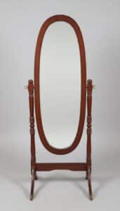 Traditional-Oval-Cheval-Mirror-with-Turned-Posts-1