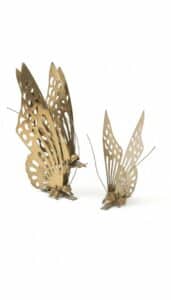 Vintage-Brass-Butterfly-Figurines-Set-of