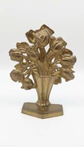 Vintage-Brass-Tulip-Bookends