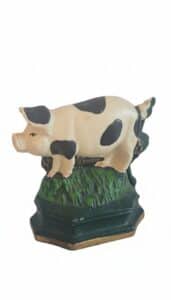 Vintage-Cast-Iron-Spotted-Pig-Doorstop