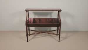 Vintage-Mahogany-Canterbury-Magazine-Rack-1