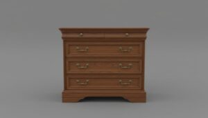 Vintage-Oak-Three-Drawer-Chest-with-Bail-Pulls-1