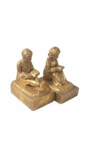 Vintage-Ronson-Art-Deco-Chinese-Children-Reading-Bookends