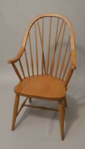 Vintage-Solid-Wood-Windsor-Hoop-Back-Armchair-1