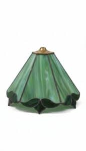 Vintage-Stained-Glass-Lamp-Shade-Arts-and-Crafts-Style