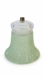 Vintage-Vaseline-Glass-Bell-Lamp-Shade-with-Diamond-Quilt-Pattern