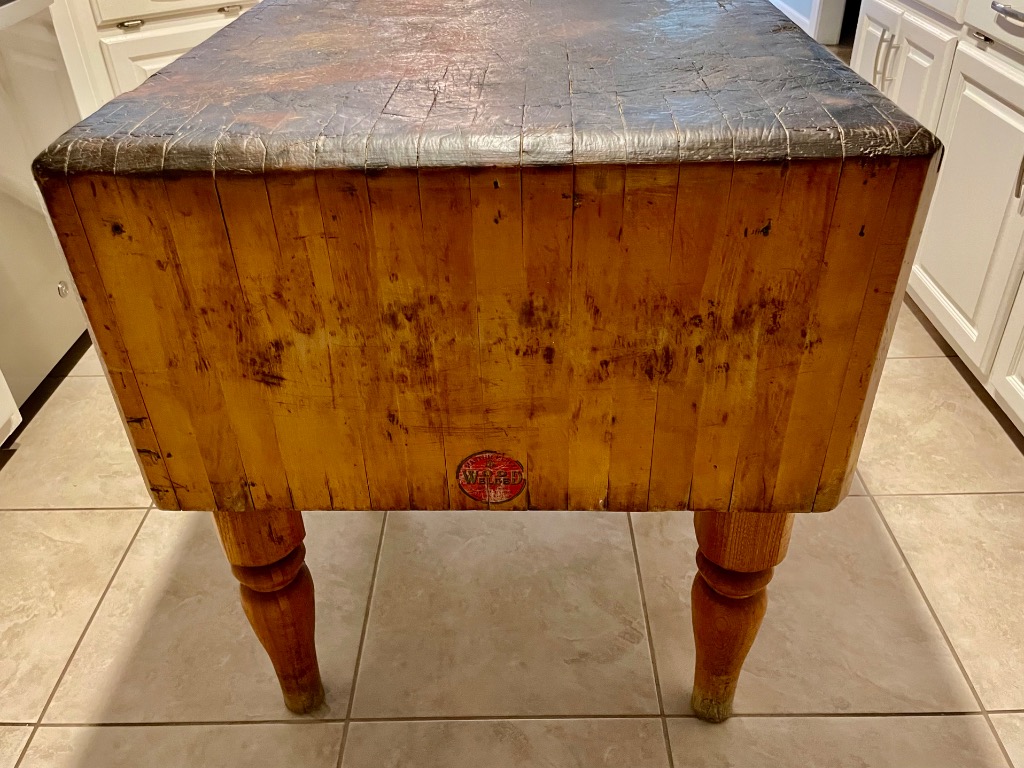 Blue Moon Sale! Henredon furniture, butcher block, large concrete planters and garden statues!