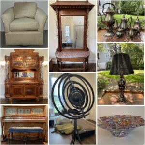 Designer & Estate Home Auction: Fine Furniture, Antiques, Crystal, Silver & Art