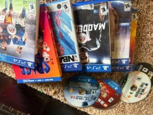 PS4 games, fifa 16, madden, NBA, space jam