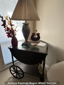 Antique-Paalman-Wagon-Wheel-Tea-Cart