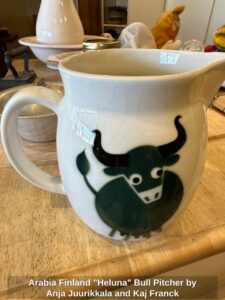 Arabia-Finland-Heluna-Bull-Pitcher-by-Anja-Juurikkala-and-Kaj-Franck