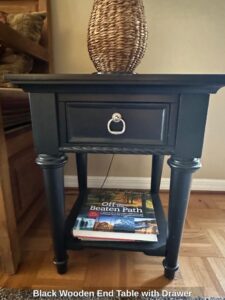 Black-Wooden-End-Table-with-Drawer