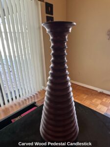 Carved-Wood-Pedestal-Candlestick