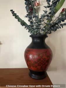 Chinese-Cinnabar-Vase-with-Ornate-Pattern