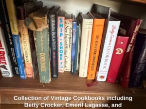 Collection-of-Vintage-Cookbooks-including-Betty-Crocker-Emeril-Lagasse-and-Regional-Titles