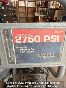 Excell-XR-Premium-PSI-Pressure-Washer-Powered-by-Honda-GC-Engine-second-image