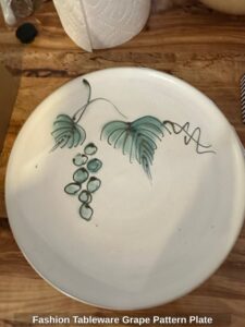 Fashion-Tableware-Grape-Pattern-Plate