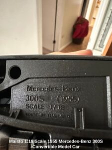 Maisto-Scale-Mercedes-Benz-S-Convertible-Model-Car-third-image