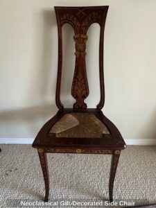 Neoclassical-Gilt-Decorated-Side-Chair