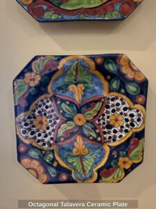 Octagonal-Talavera-Ceramic-Plate