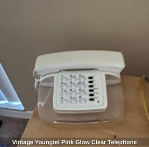 Vintage-Youngtel-Pink-Glow-Clear-Telephone