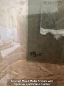 Abstract-Mixed-Media-Artwork-with-Signature-and-Edition-Number-third-image-2