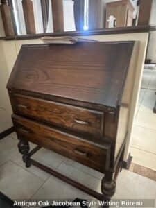 Antique-Oak-Jacobean-Style-Writing-Bureau