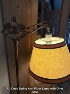 Art-Deco-Swing-Arm-Floor-Lamp-with-Onyx-Base-second-image