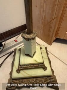 Art-Deco-Swing-Arm-Floor-Lamp-with-Onyx-Base-third-image