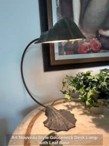 Art-Nouveau-Style-Gooseneck-Desk-Lamp-with-Leaf-Base-2