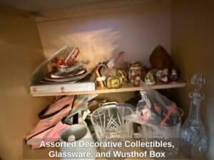 Assorted-Decorative-Collectibles-Glassware-and-Wusthof-Box