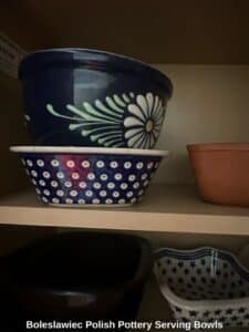 Boleslawiec-Polish-Pottery-Serving-Bowls