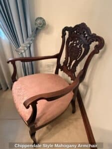 Chippendale-Style-Mahogany-Armchair-second-image-1
