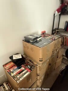 Collection-of-VHS-Tapes