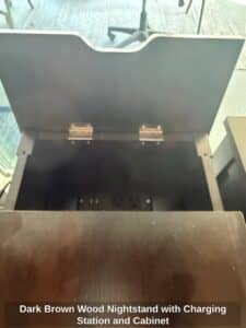 Dark-Brown-Wood-Nightstand-with-Charging-Station-and-Cabinet-second-image-1