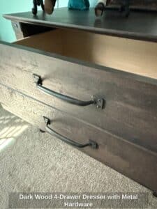 Dark-Wood-Drawer-Dresser-with-Metal-Hardware-second-image