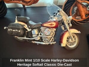 Franklin-Mint-or-Scale-Harley-Davidson-Heritage-Softail-Classic-Die-Cast-Motorcycle-1
